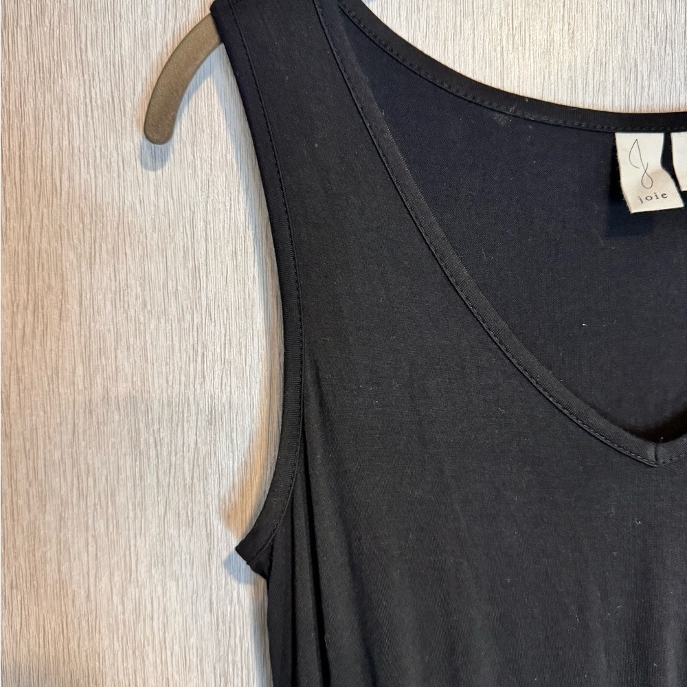 Joie Black Stretchy Sleeveless Scoop Neck Elastic Waist Jumpsuit size XS - Picture 6 of 7